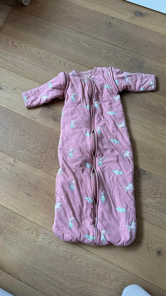 Roze slaapzak met eenhoorns zeemeerminnen prenatal maat 98, Ophalen of Verzenden, Gebruikt, 70 tot 85 cm, Slaapzak