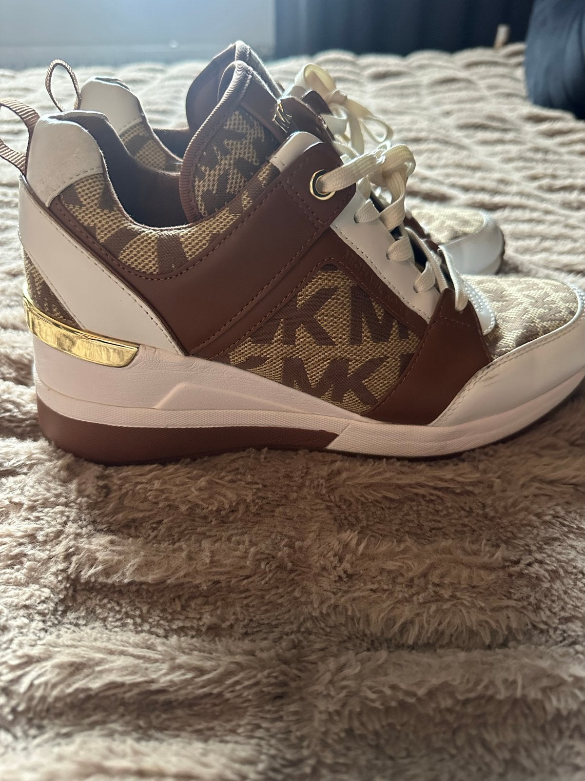 Michael Kors sneakers maat 37 -, Ophalen, Gedragen, Bruin, Sneakers of Gympen