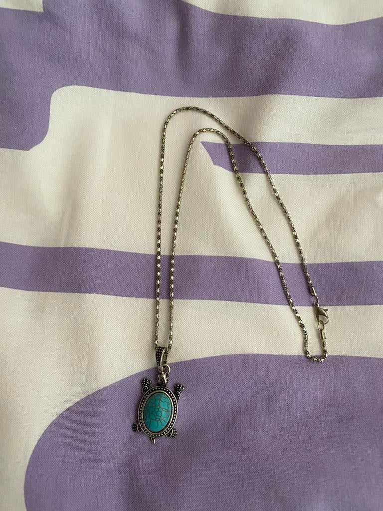 Schildpad ketting, Ophalen of Verzenden, Gebruikt