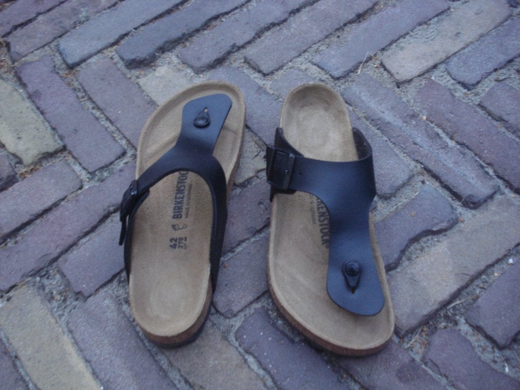 BIRKENSTOCK RAMSES ZWART 42 NIEUW GRATIS VERZENDING PER POST, Slippers, Verzenden, Zwart, Nieuw