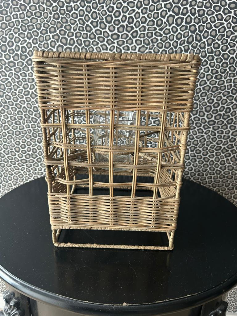 Rivièra Maison Rustic Rattan Pigalle Hurricane windlicht, Verzenden, Overige materialen