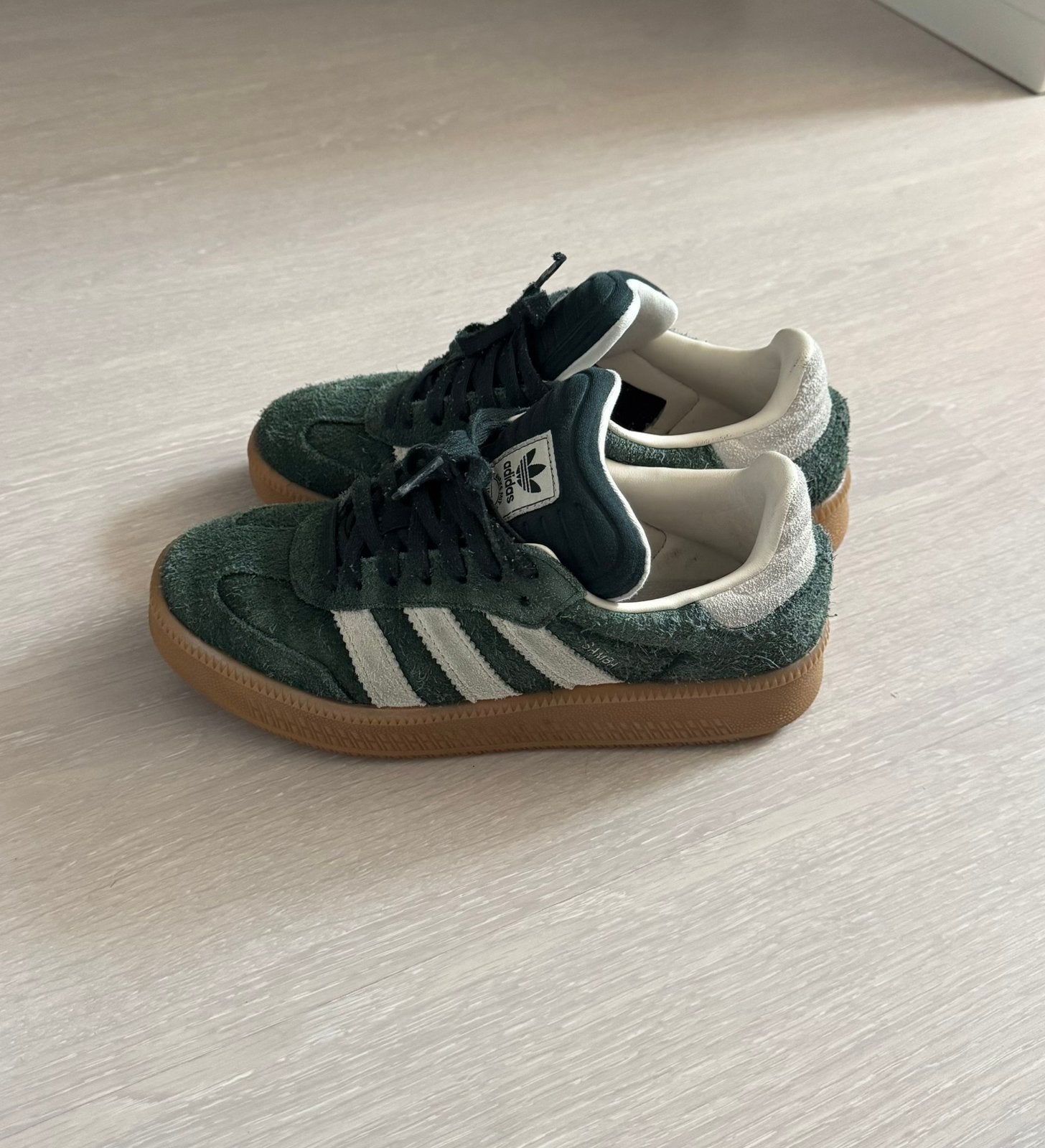Adidas Samba’s groen, Verzenden, Gedragen, Groen, Sneakers of Gympen