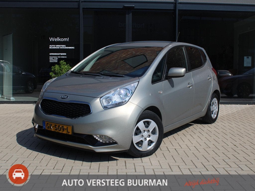 Kia Venga 1.6 CVVT DynamicLine Trekhaak, Navigatie, Achterui, Auto's, Kia, Bedrijf, Te koop, Venga, ABS, Achteruitrijcamera, Airbags
