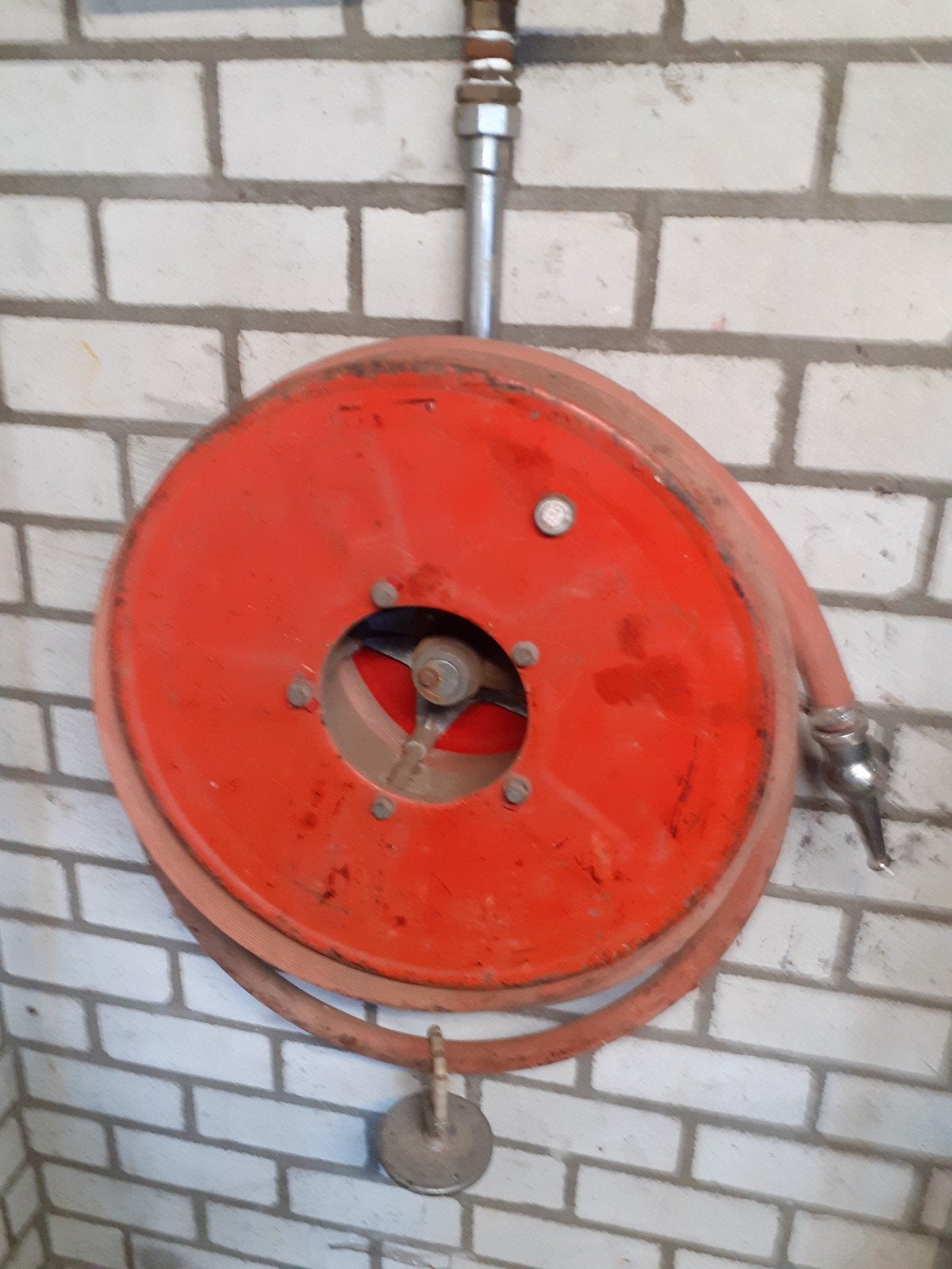 Brandhaspel, Huis en Inrichting, Brandblussers en Brandkasten, Ophalen of Verzenden, Gebruikt