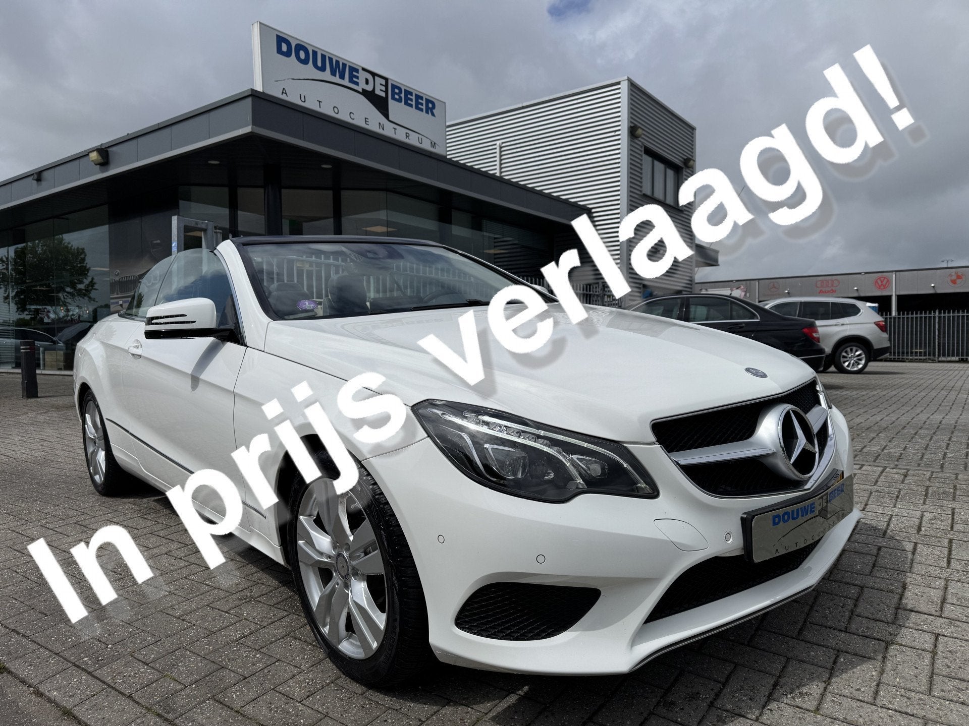 Mercedes-Benz E-Klasse Cabrio 400 Prestige Aut9 Leer, Navi,, Auto's, Automaat, 12 maanden, Wit, Leder