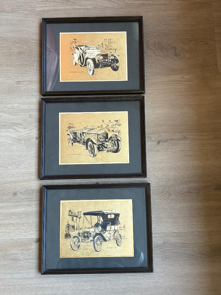 etsen, Antiek en Kunst, Ophalen, 31 cm, Ets, 25 cm