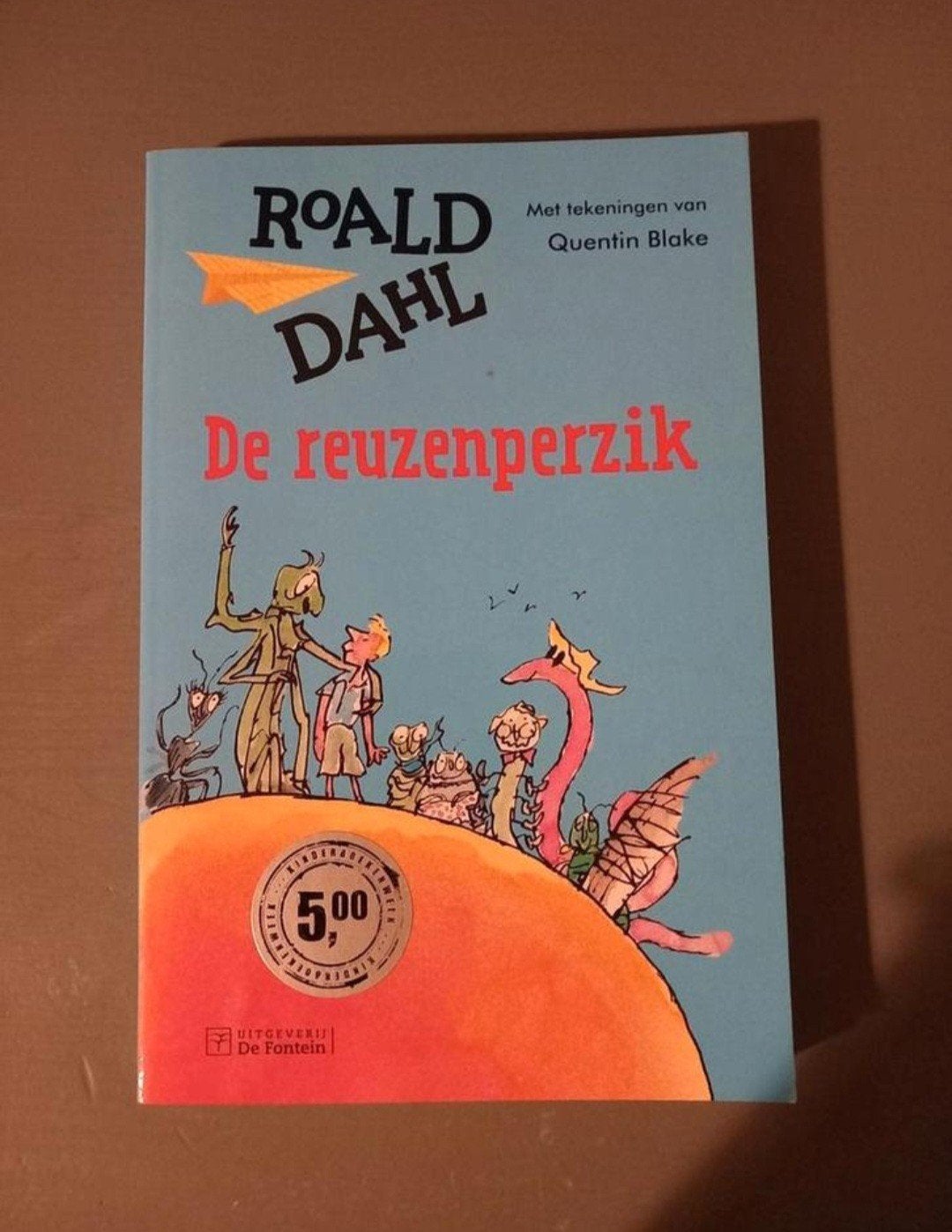 De reuzenperzik- Roald Dahl, Ophalen of Verzenden, Fictie algemeen
