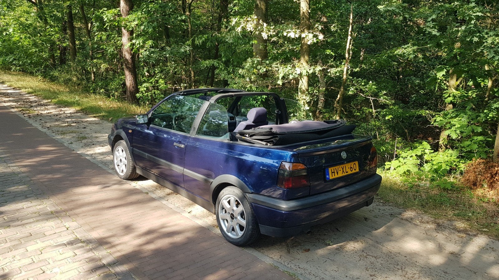 Volkswagen Golf Cabrio - Motorisch prima - Lees tekst svp, Auto's, Voorwielaandrijving, 4 cilinders, Cabriolet, 1200 kg