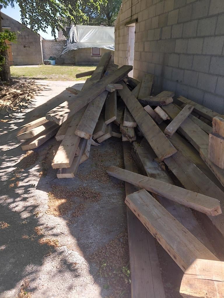 GRATIS hout af te halen, Tuin en Terras, Haardhout, 3 tot 6 m³, Ophalen