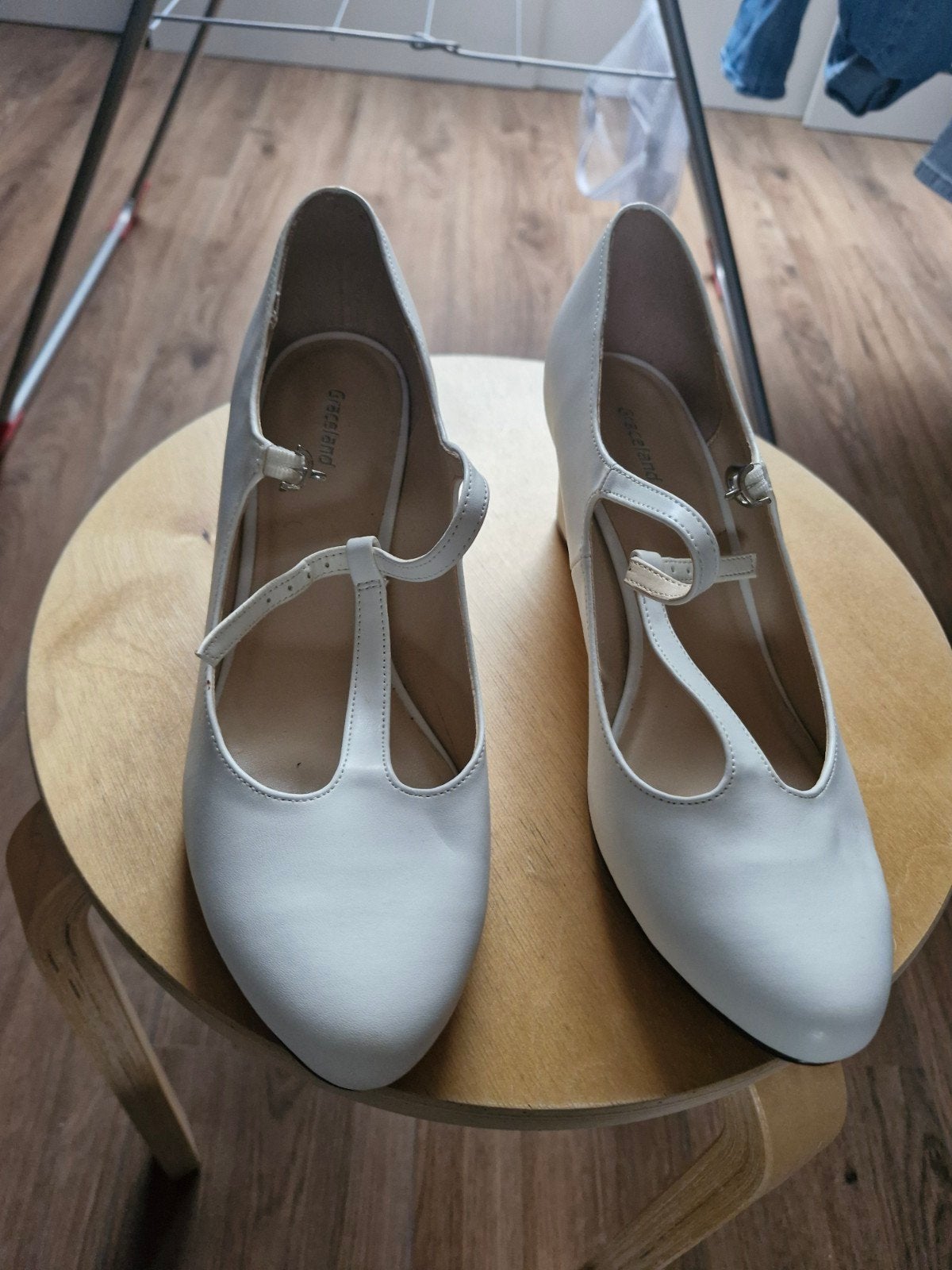 Witte Graceland schoenen, ook perfect als trouwschoen, Ophalen, Wit, Zo goed als nieuw, Graceland
