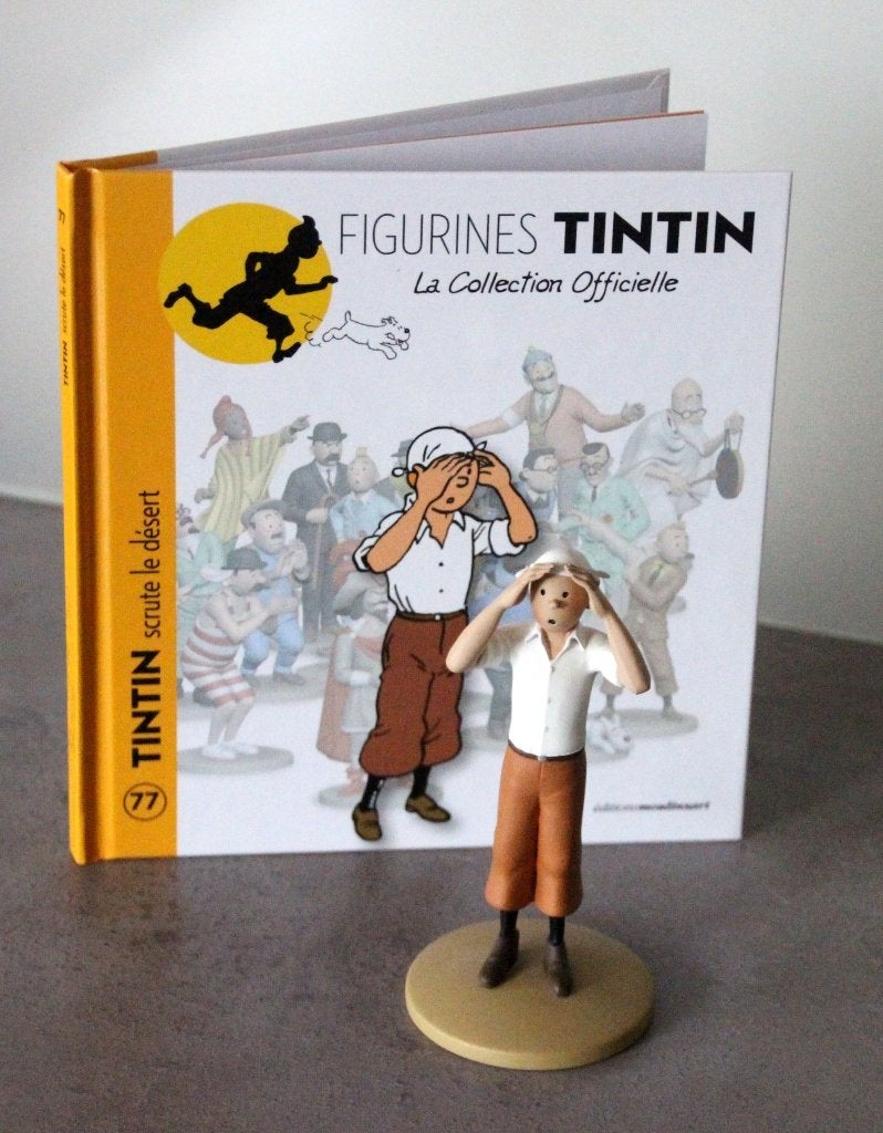 Moulinsart figurine n 77  Tintin Hergé Kuifje, Verzenden, Kuifje, Zo goed als nieuw, Beeldje of Figuurtje