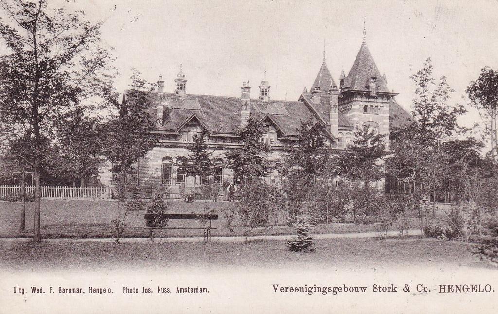 Hengelo, Stork, Fotokaart, 1903., Verzenden, Voor 1920, Gelopen, Overijssel
