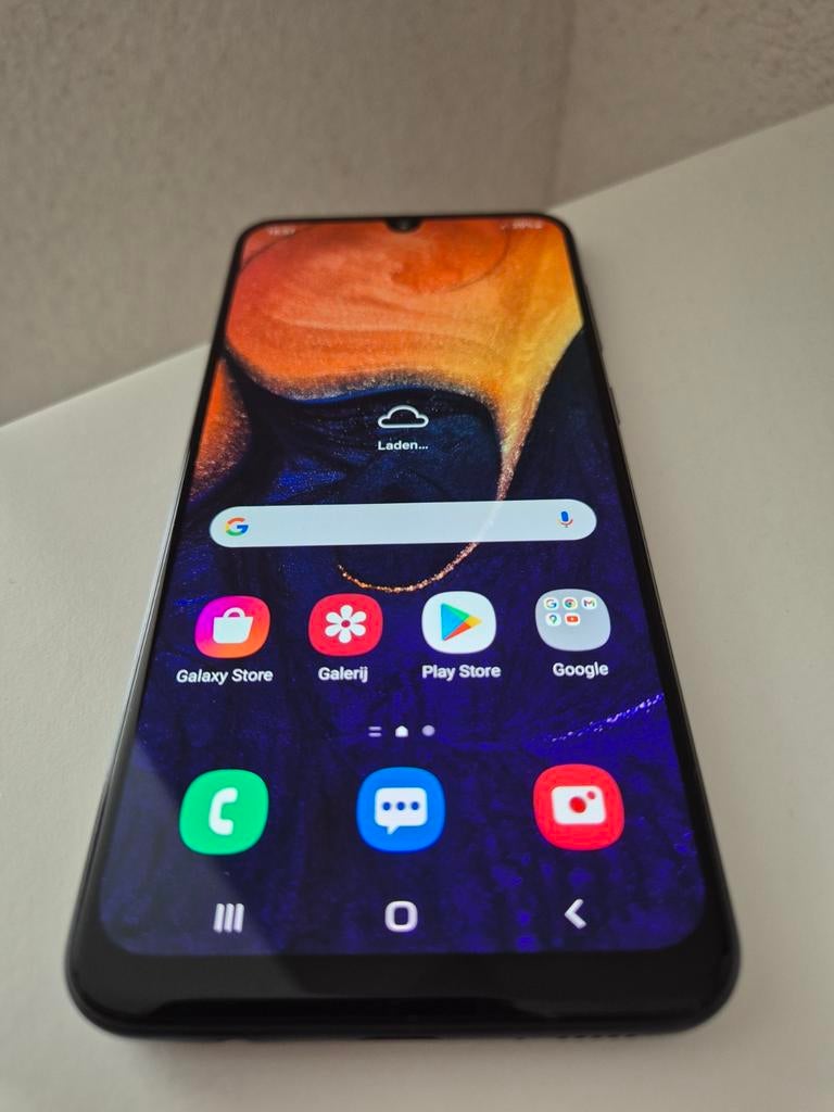 Samsung Galaxy A50 - Zwart, 128GB, Zo goed als nieuw, Telecommunicatie, Mobiele telefoons | Samsung, Zwart, Touchscreen, Ophalen of Verzenden