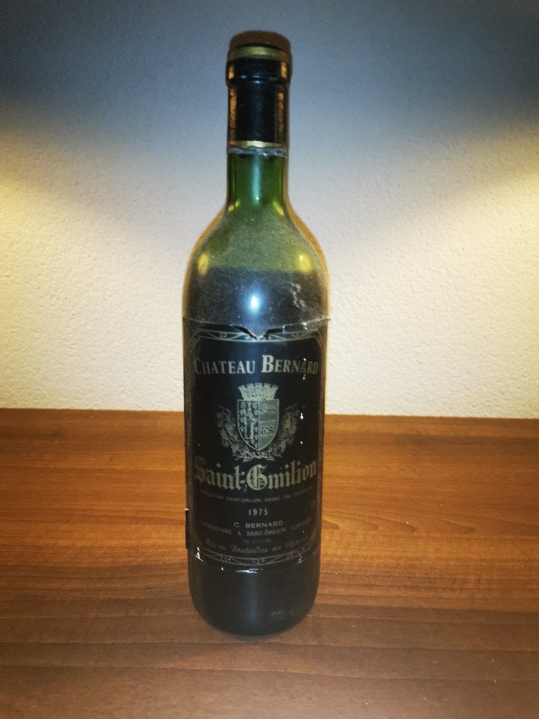 Chateau Bernard grand cru 1975, Ophalen, Frankrijk, Zo goed als nieuw, Rode wijn