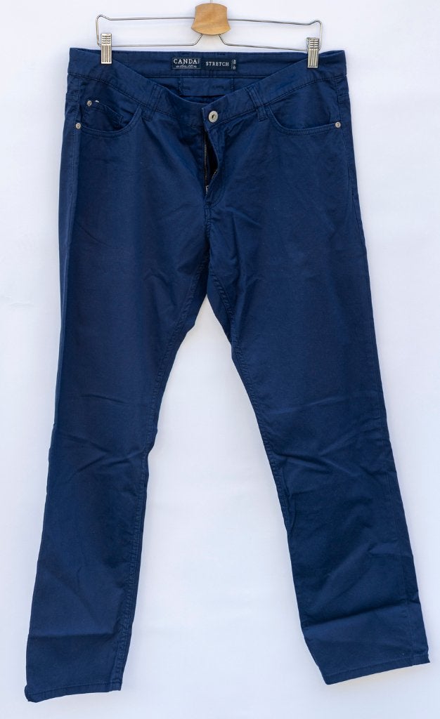 Heren Pantalon, Maat 52/54 (L), Blauw, Ophalen of Verzenden, Zo goed als nieuw
