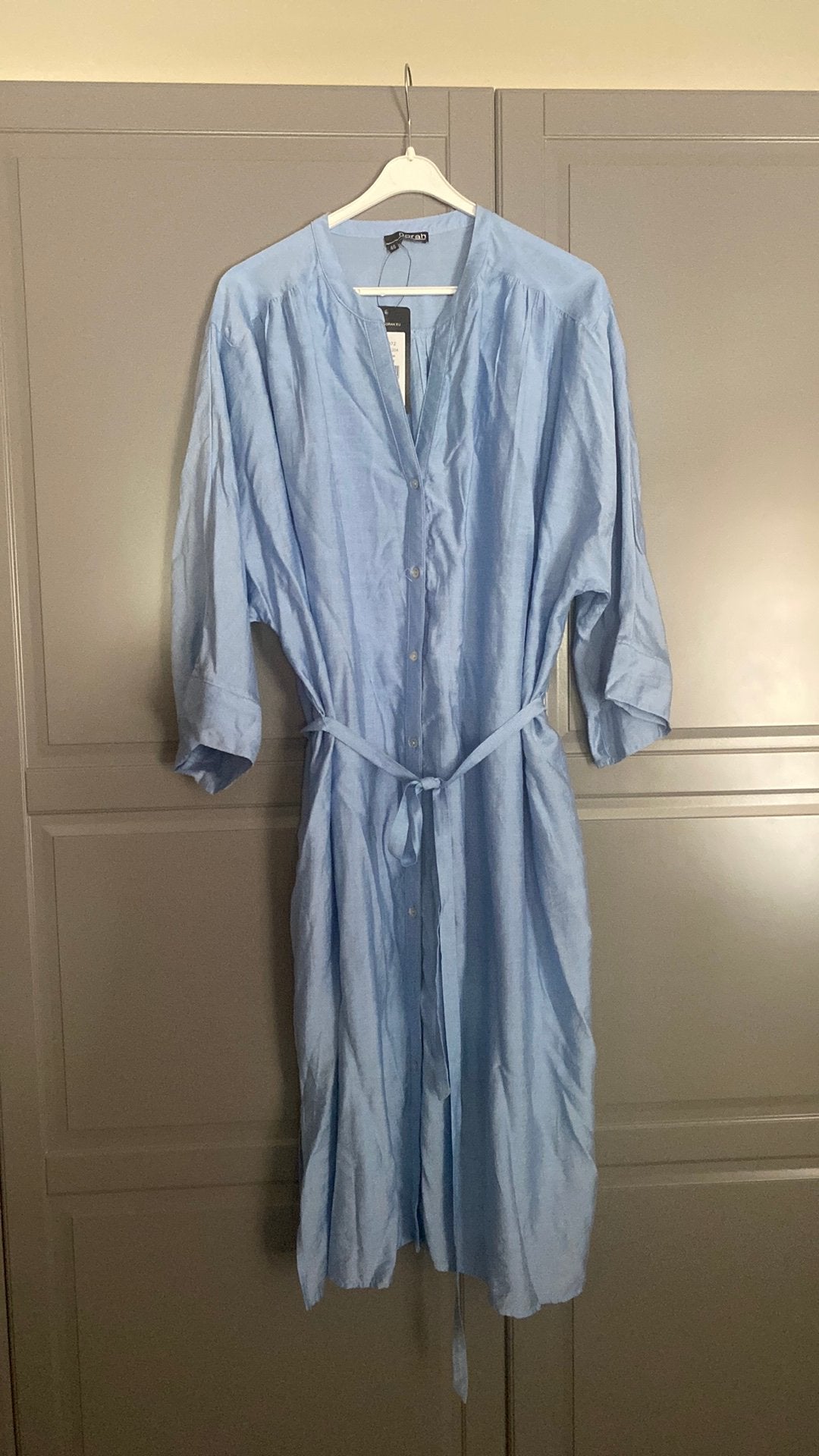 Jurk 48 Norah lichtblauw, Kleding | Dames, Blauw, Maat 46/48 (XL) of groter, Nieuw, Ophalen of Verzenden