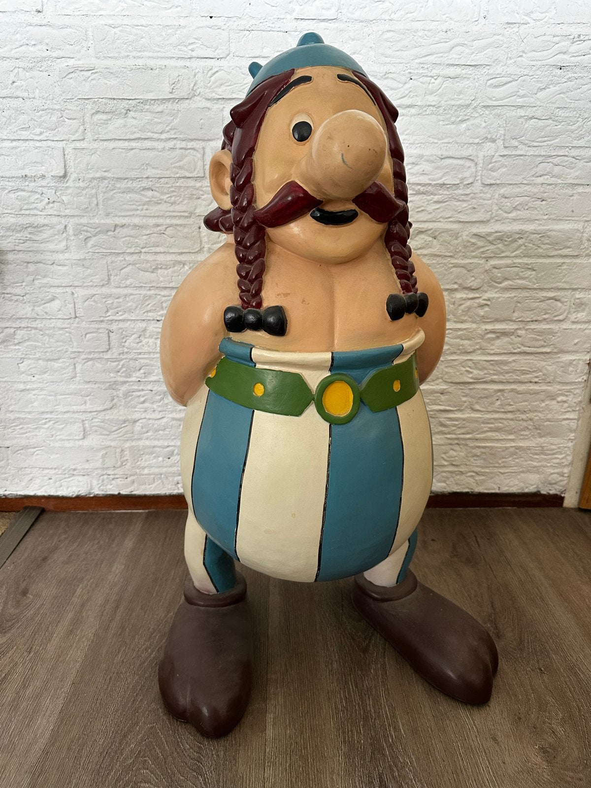 Groot Obelix beeld - +- 90 cm hoog, Ophalen, Gebruikt