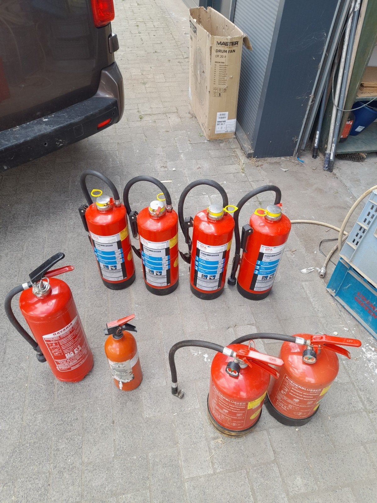 brandblussers, Huis en Inrichting, Brandblussers en Brandkasten, Ophalen, Nieuw