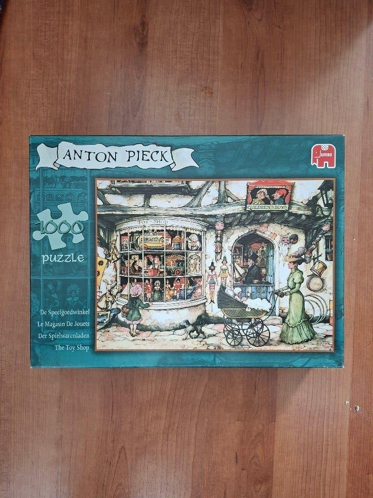Puzzel - Anton Pieck - De Speelgoedwinkel, Ophalen, 500 t/m 1500 stukjes, Gebruikt, Legpuzzel
