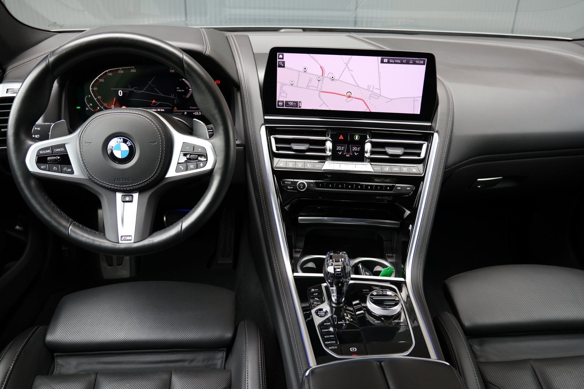 BMW 8-serie Gran Coupé 840i M-sport | Facelift | frozen gre, Auto's, Automaat, Achterwielaandrijving, Gebruikt, 4 stoelen