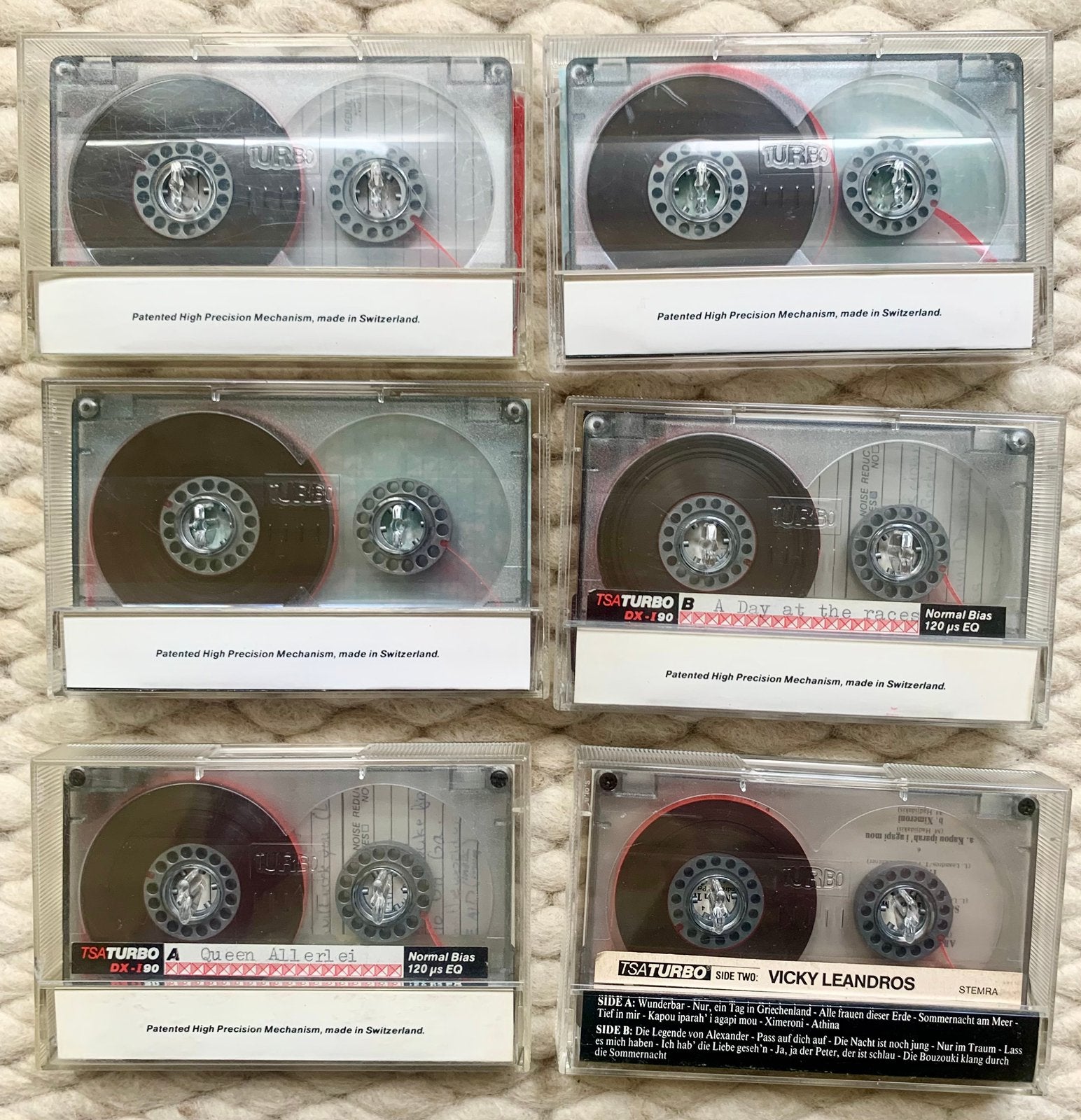 Zeldzaam 6x TSATurbo DX-I 90 Ferro cassettebandjes cassettes, Cd's en Dvd's, Cassettebandjes, Gebruikt, 2 t/m 25 bandjes, Ophalen of Verzenden