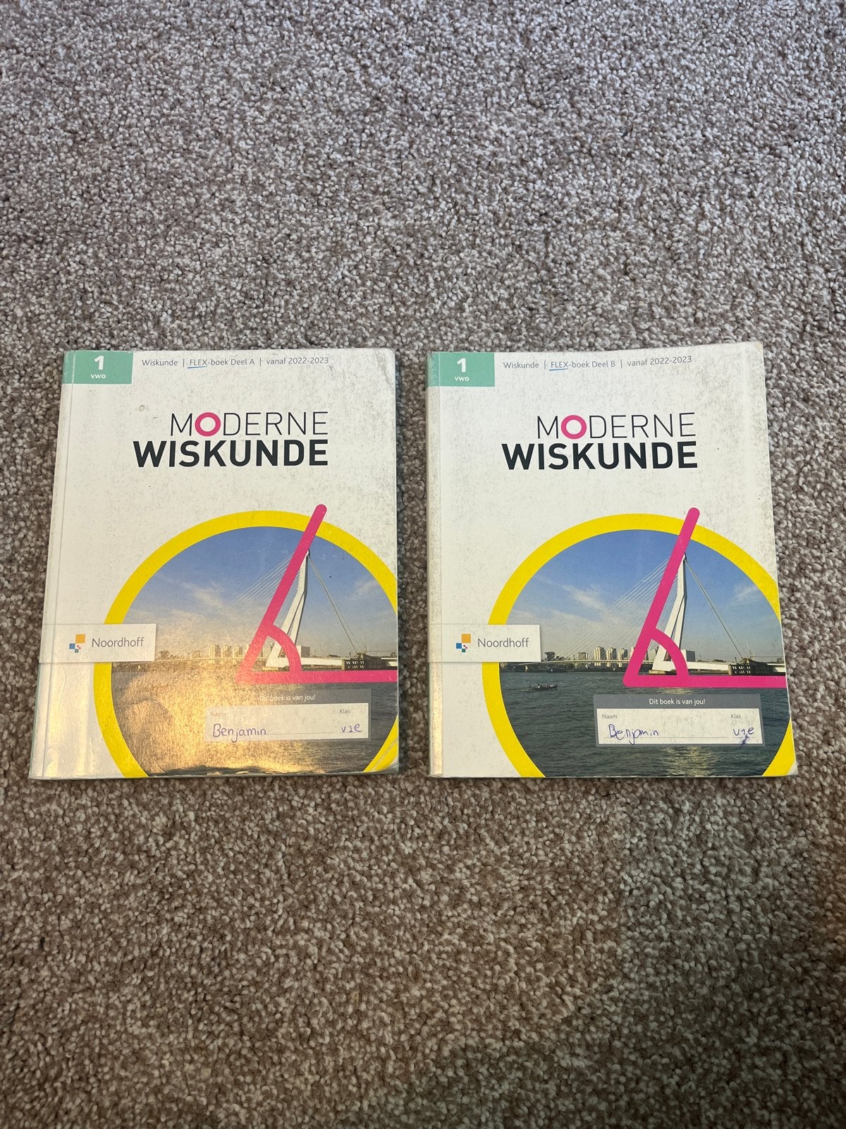 Moderne Wiskunde FLEX-boeken Deel A en B 1 VWO, Boeken, Ophalen of Verzenden, Zo goed als nieuw, VWO, Wiskunde A