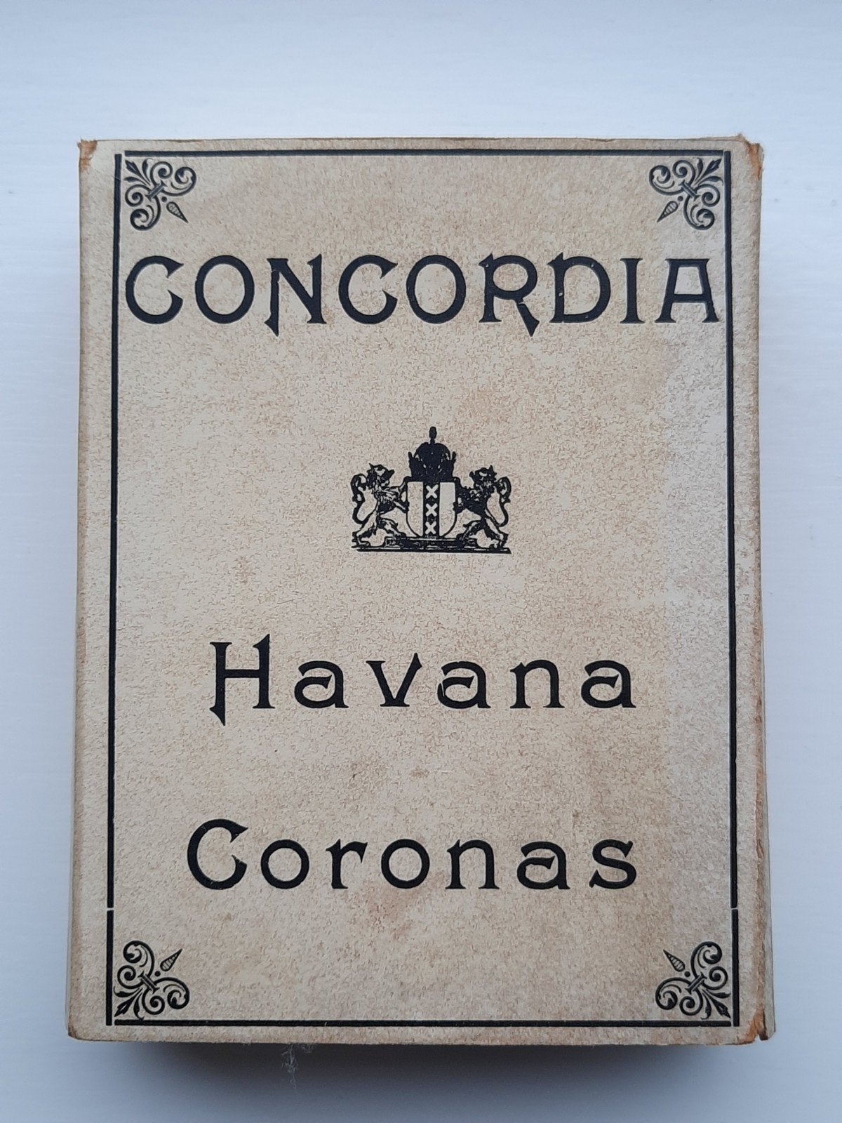 Concordia Havana Coronas sigaren doos Amsterdam, Ophalen of Verzenden, Tabaksdoos of Verpakking