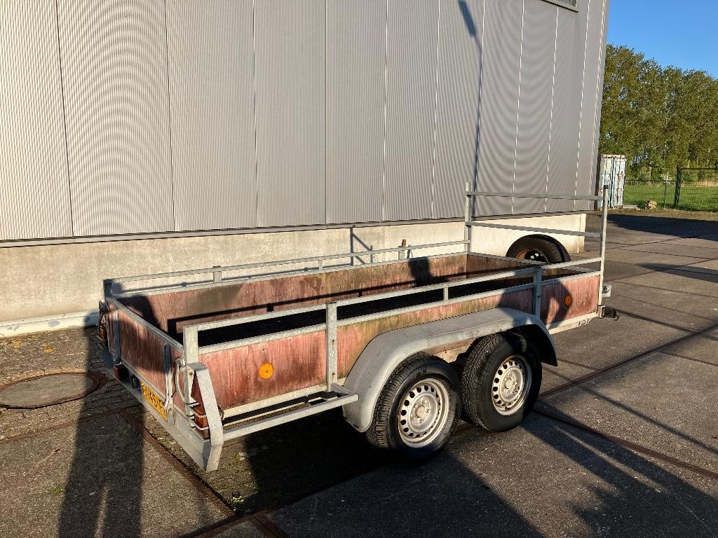 aanhangwagen tandemasser, Ophalen, Gebruikt