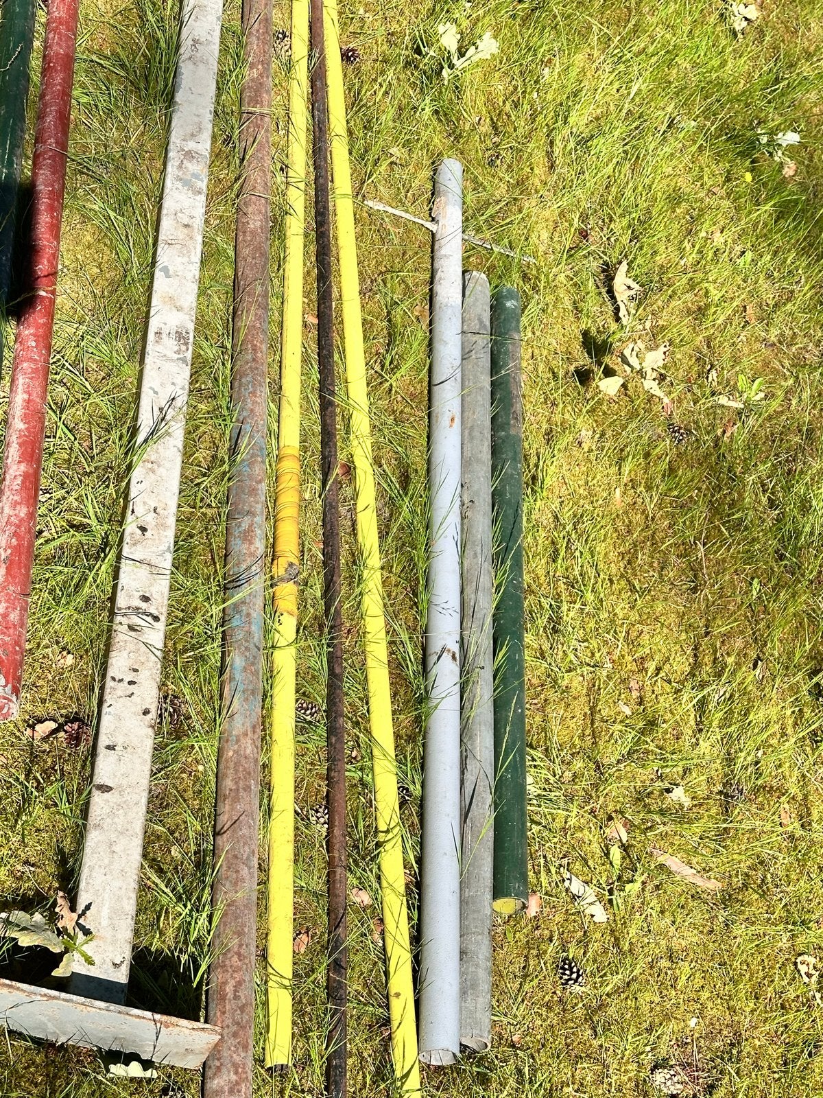 Diverse metalen buizen en koker, Doe-het-zelf en Verbouw, Ophalen of Verzenden, Gebruikt, 250 mm of meer