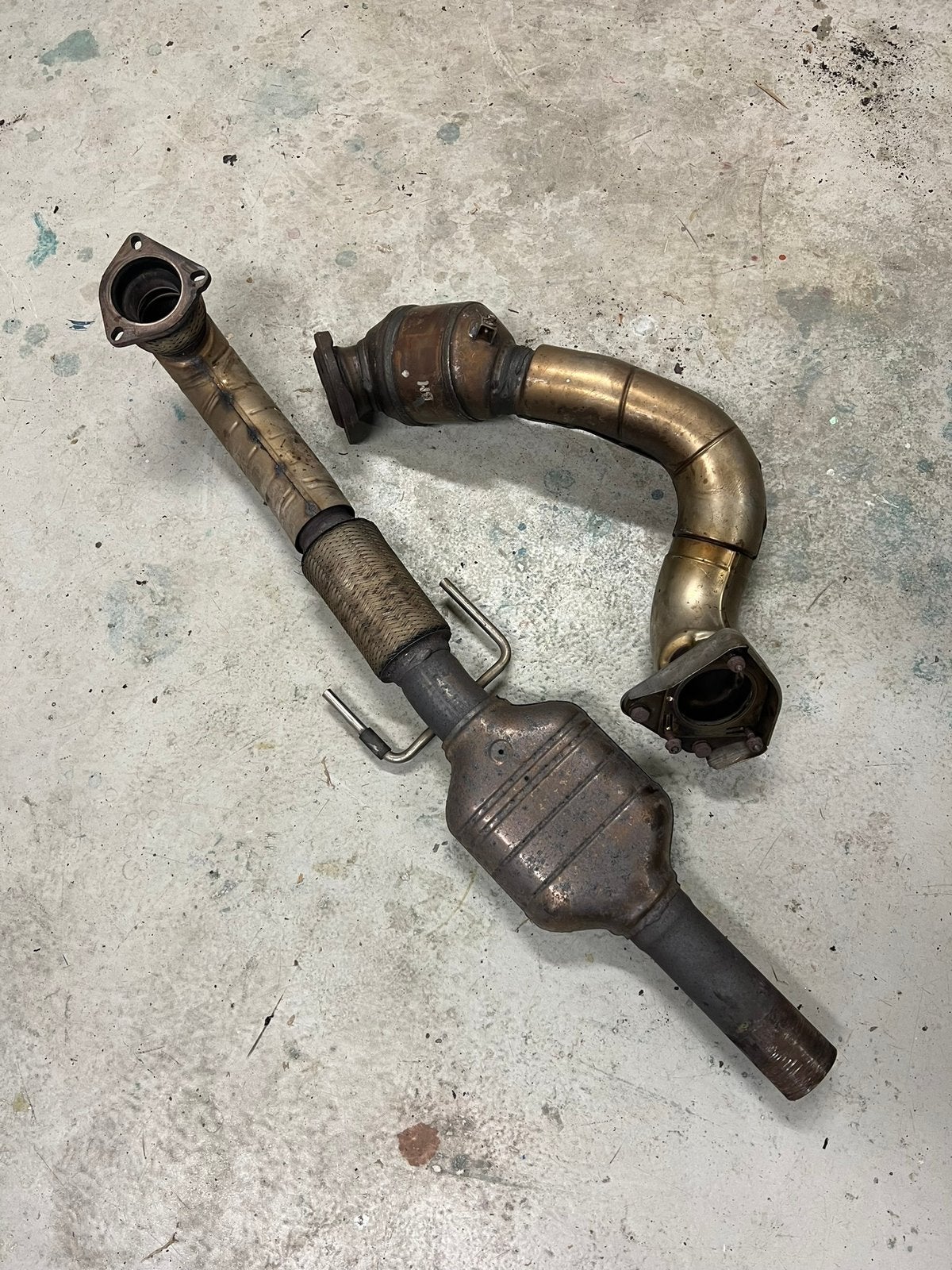 Saab 9-3 v6 down/midpipe, Ophalen, Gebruikt, Saab