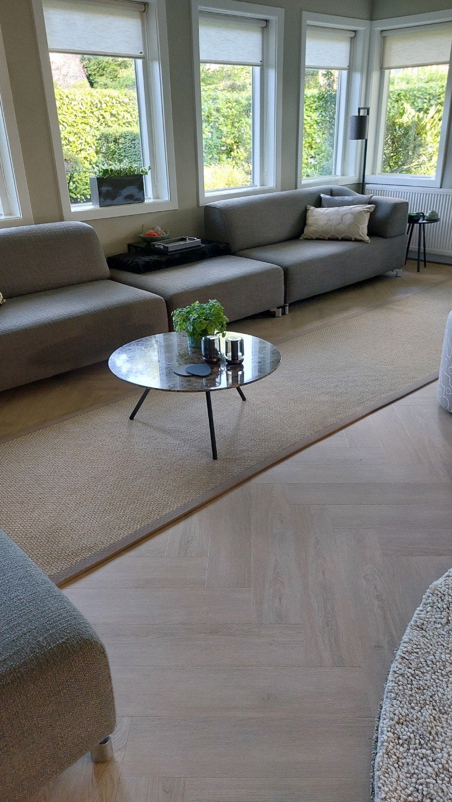 Cunera kleed loper sisal 108 x 494 cm, Ophalen of Verzenden, Gebruikt, Tapijt