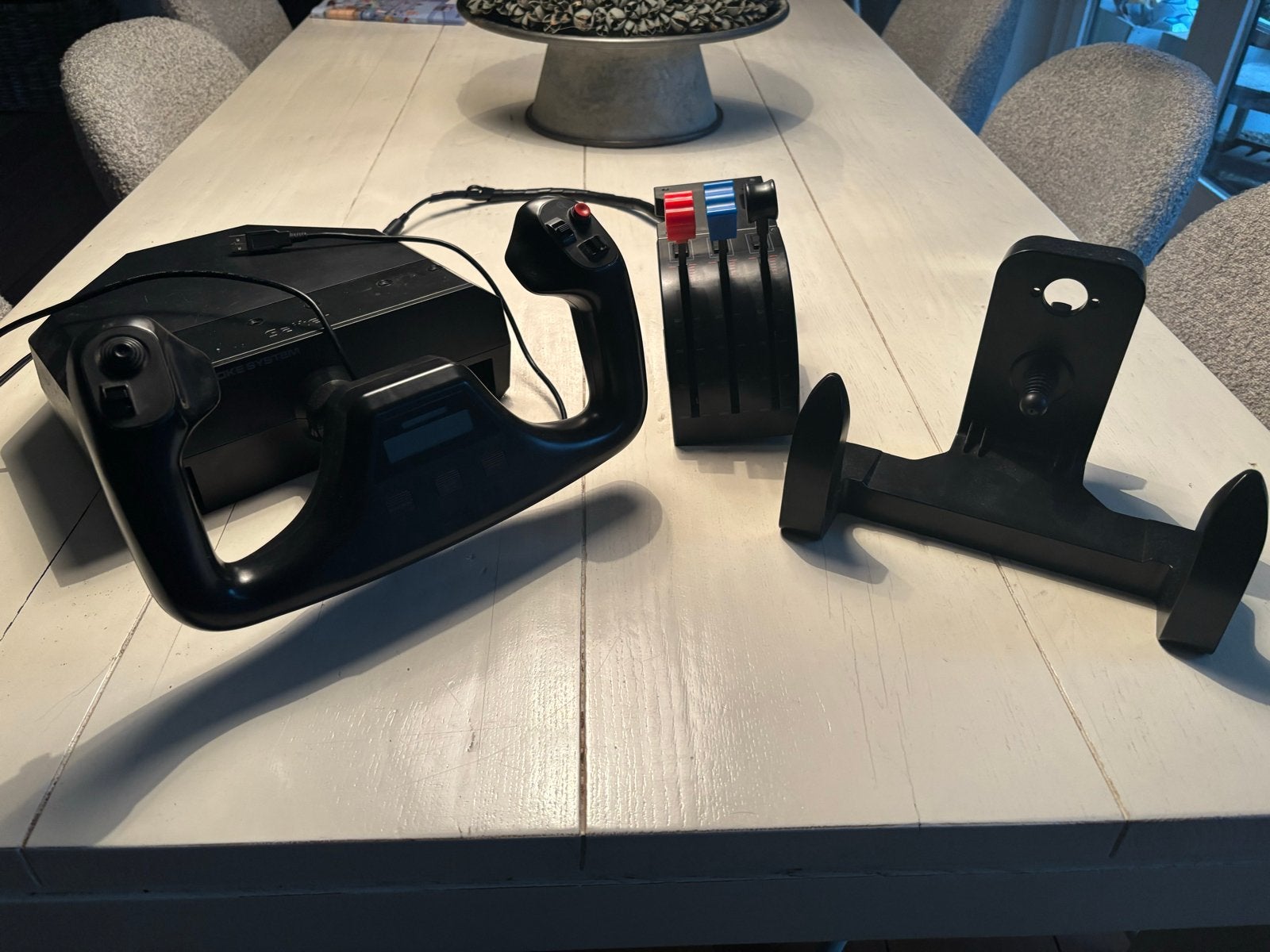 Logitech G Saitek Pro Flight Yoke System - Zo goed als nieuw, Ophalen of Verzenden, Zo goed als nieuw, Simulatie