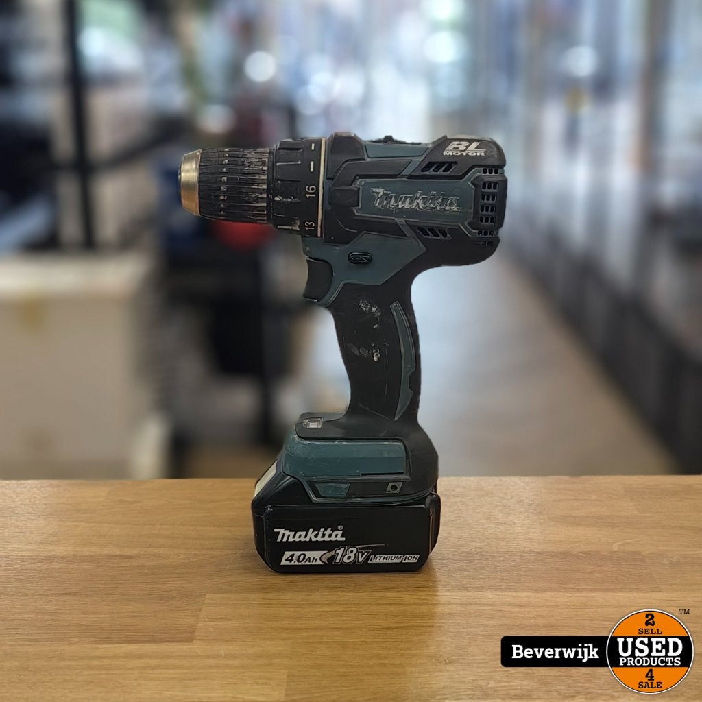 Makita DDF480 Accu Boormachine | BJ 2015 - Prima!, Makita, Gebruikt, Support@makita.com, Makita Corporation, 3-11-8, Sumiyoshi-cho, 
Anjo, Aichi 446-8502
Japan