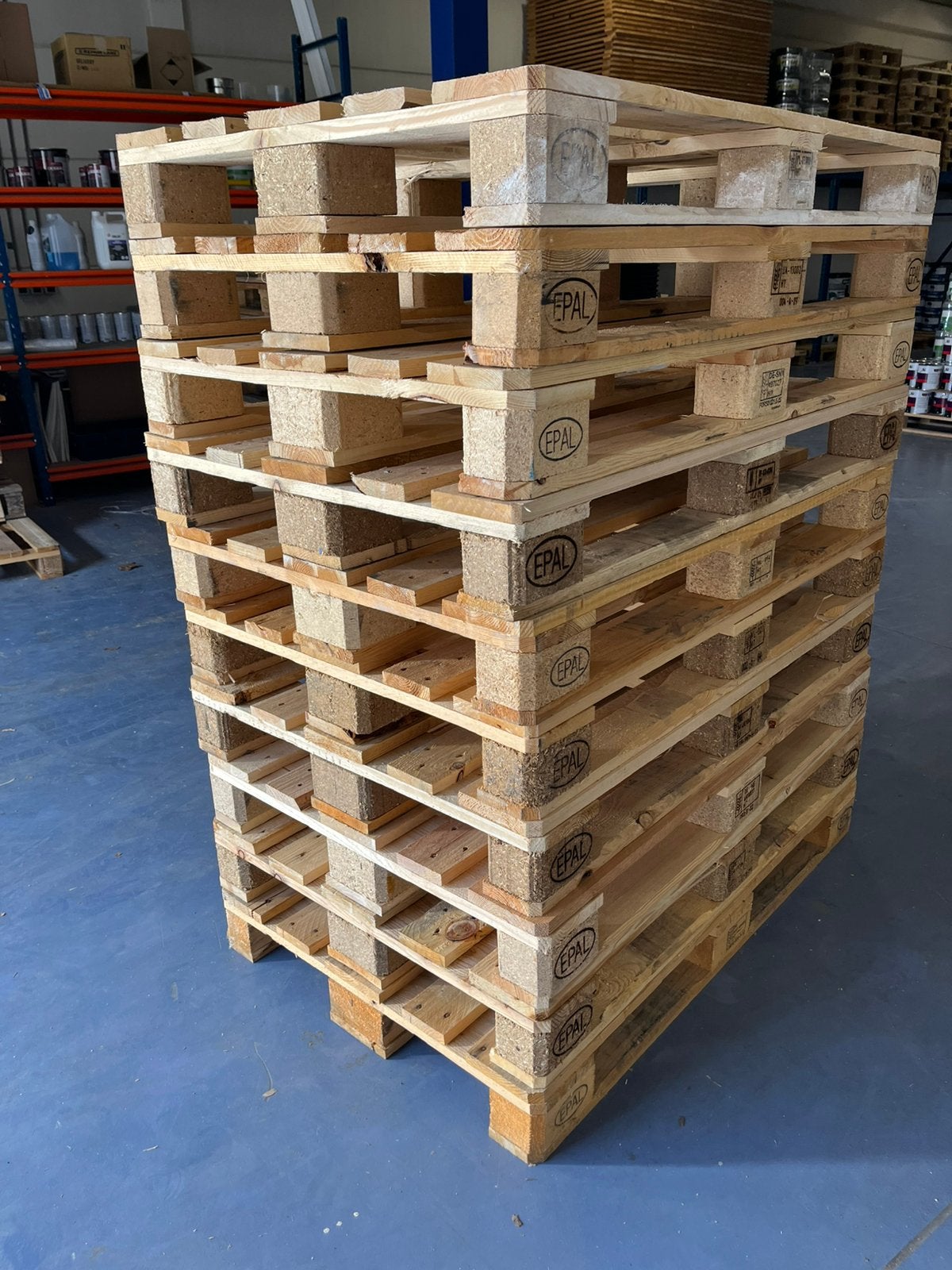 Euro pallets Epal pallets, Ophalen of Verzenden, Zo goed als nieuw, 50 mm of meer, Pallet