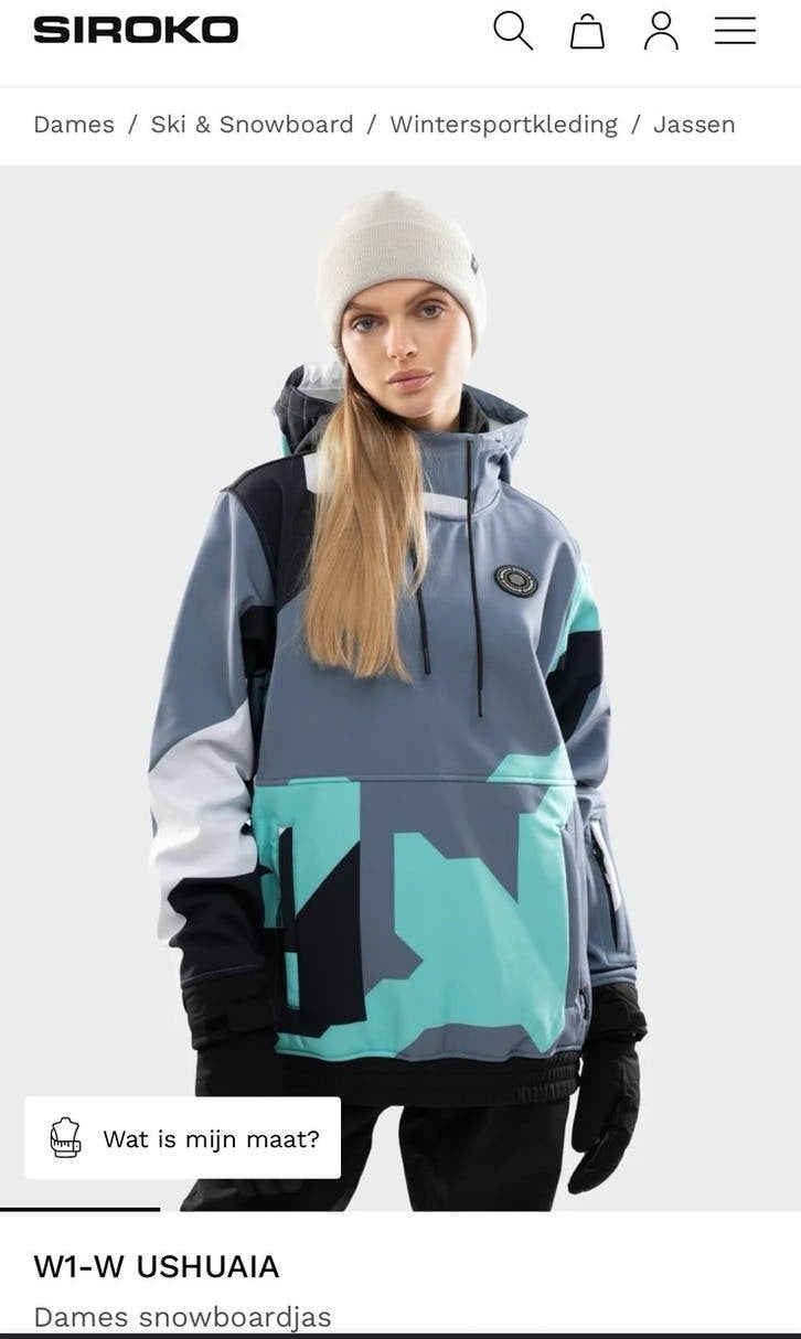 NIEUW Siroko ski/snowboard jas Ushuaia, Nieuw, Kleding, Skiën, Ophalen