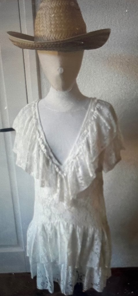 Verkleedkleren: Western jurk, Cowgirl met hoed maat M nieuw, Maat 38/40 (M), Nieuw, Ophalen of Verzenden, Overige thema's