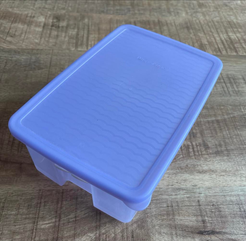Tupperware koelkastbak - Handige opberger voor de koelkast, Ophalen of Verzenden, Gebruikt, Paars, Bak of Kom
