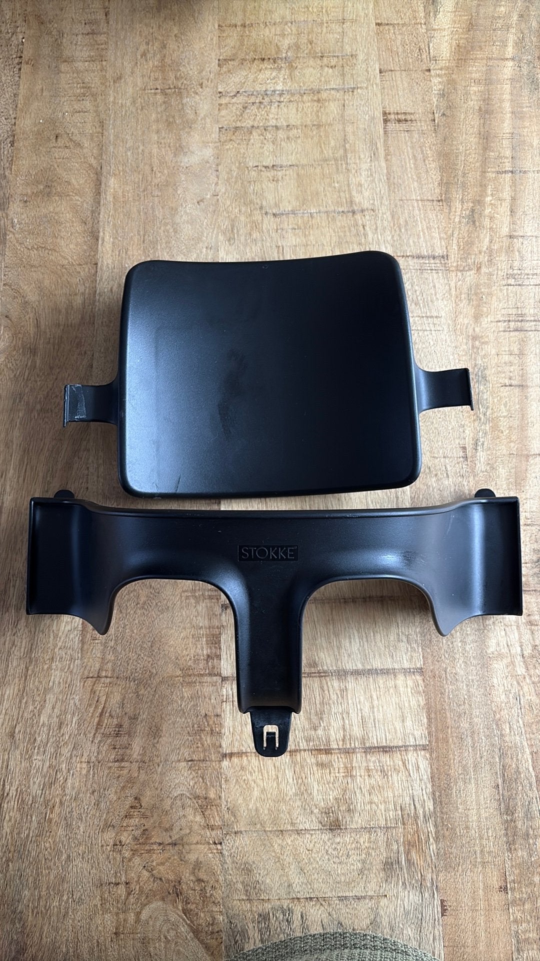 Stokke Tripp Trapp babyset zwart, Ophalen, Zo goed als nieuw, Meegroeistoel