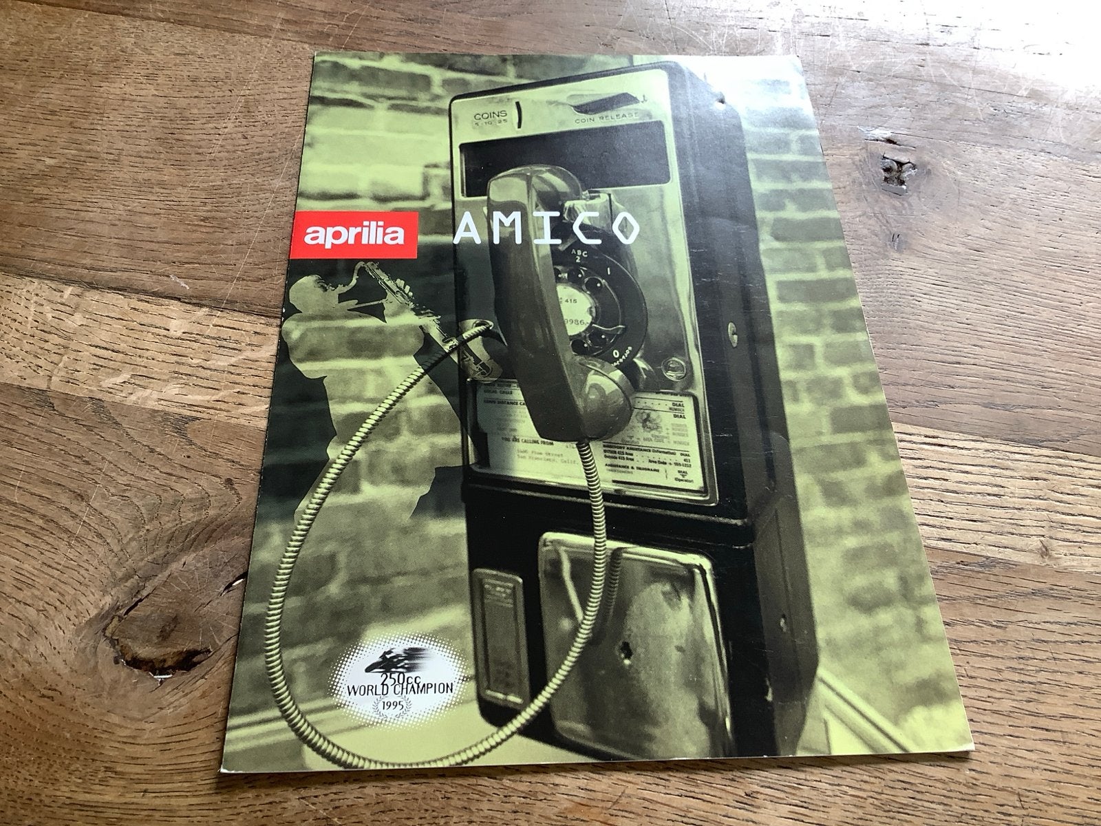 Aprilia Amico Scooter Brochure - Zeldzaam Collecters Item, Fietsen en Brommers, Handleidingen en Instructieboekjes, Verzenden