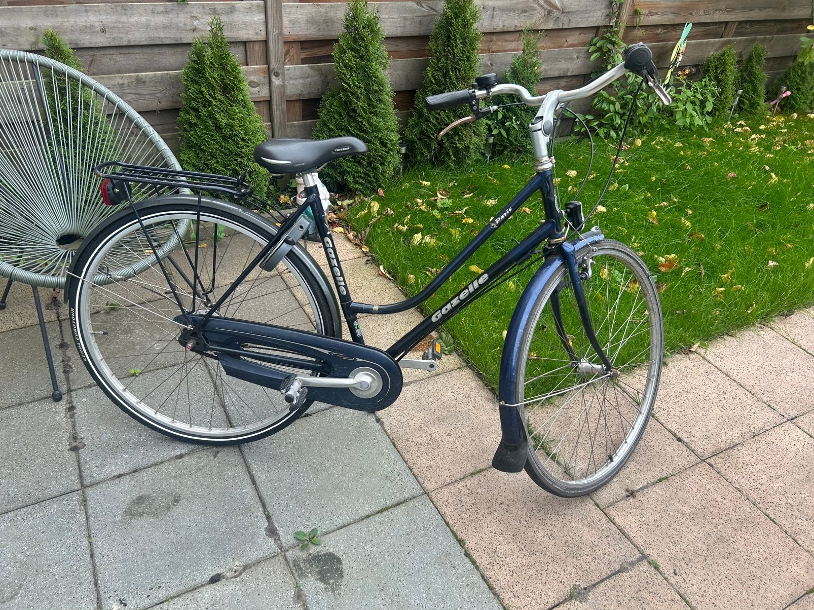 Gazelle Paris damesfiets 28inch, Ophalen, Gebruikt, 47 tot 50 cm, Versnellingen