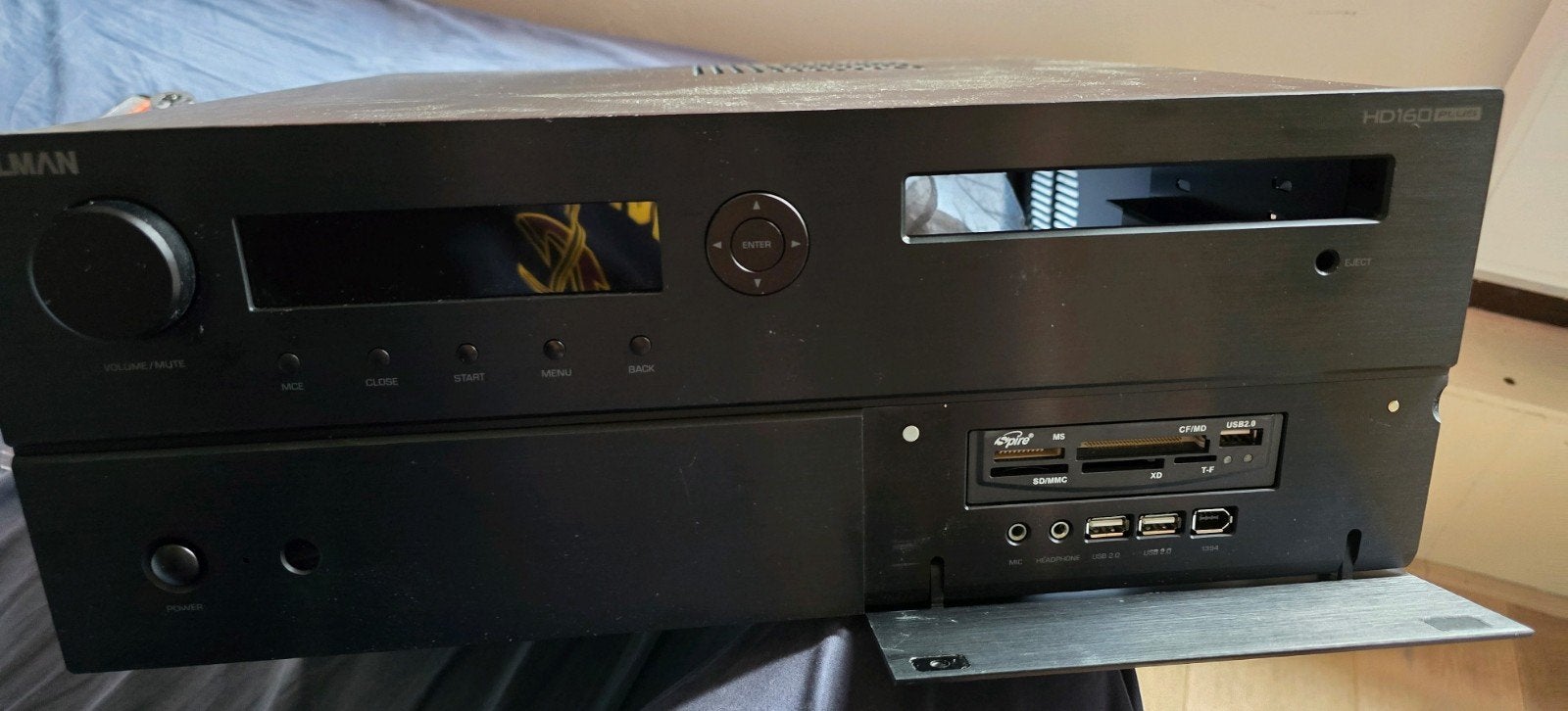 Zalman HD160 plus + behuizing met ab, Computers en Software, Ophalen of Verzenden, Zo goed als nieuw