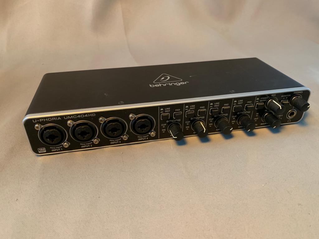 Behringer UMC404HD USB Audio Interface (Nieuw), Muziek en Instrumenten, Mengpanelen, Nieuw, Minder dan 5 kanalen, Microfooningang