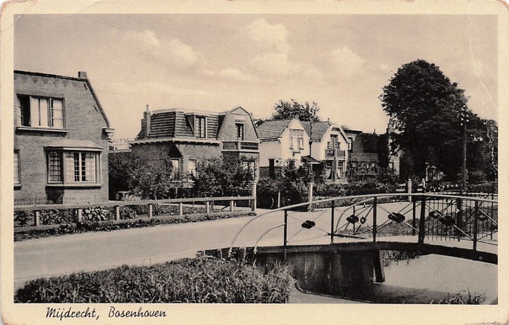 AZ881 Mijdrecht Bozenhoven 1949 Verweij, Verzenden, 1940 tot 1960, Gelopen, Utrecht