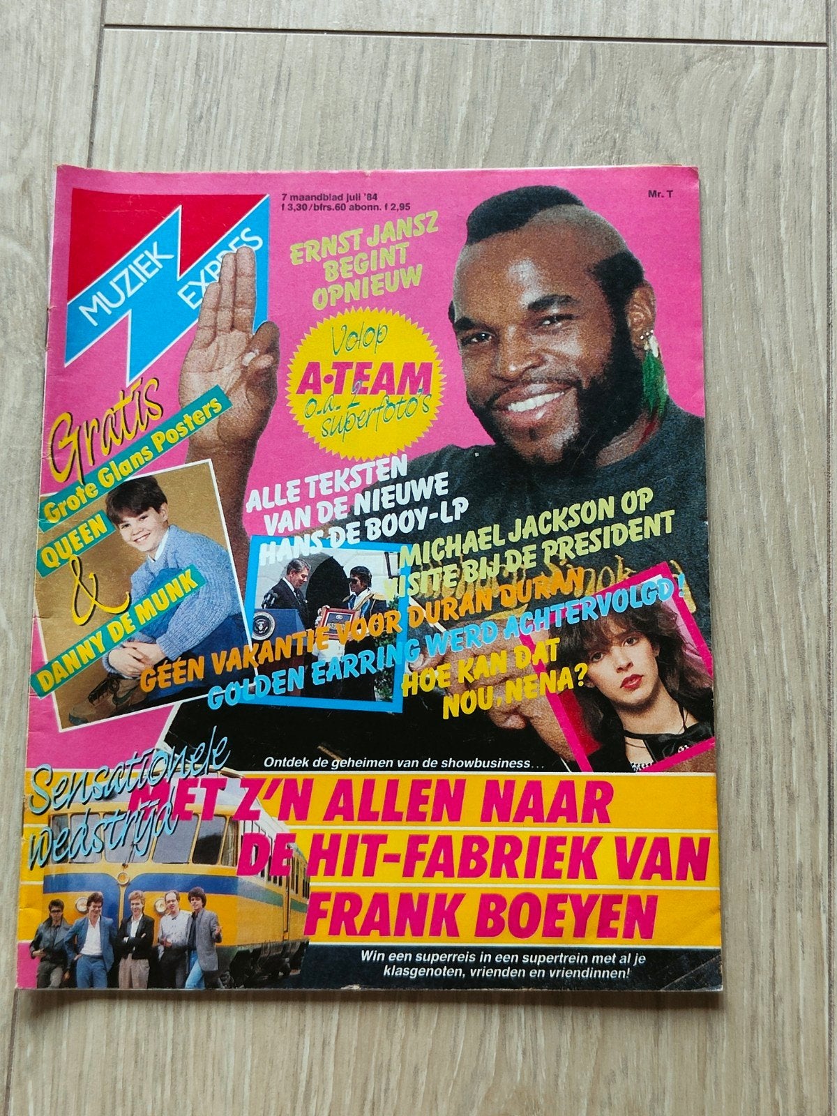 Muziek Expres juli 1984, Verzamelen, Ophalen of Verzenden, 1980 tot heden, Nederland, Tijdschrift