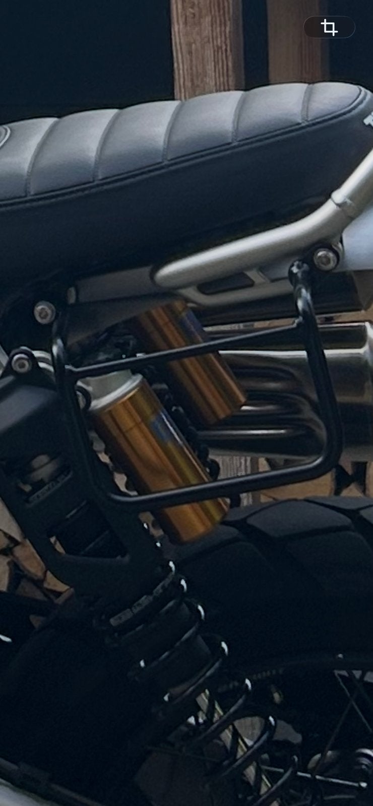 Unit Garage pannier voor Triumph Scrambler 1200 XE, XC of X, Ophalen of Verzenden, Zo goed als nieuw
