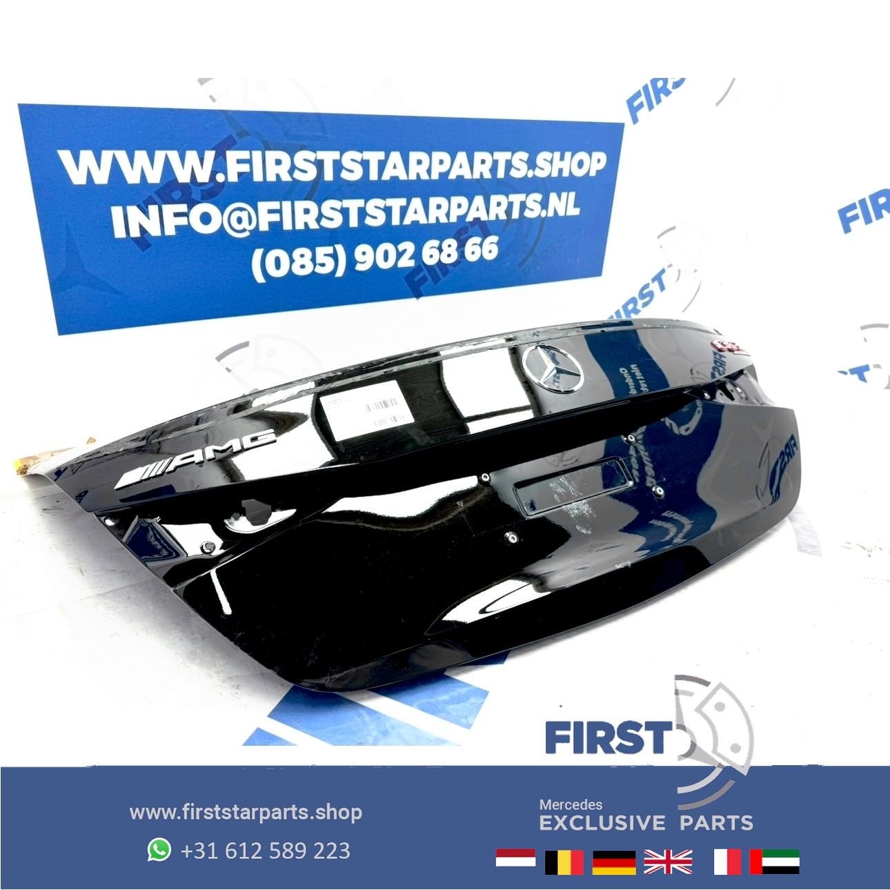 W206 C KLASSE ACHTERKLEP C63 AMG A2067500400 KOFFERKLEP C43, Gebruikt, Ophalen of Verzenden, Achter, -