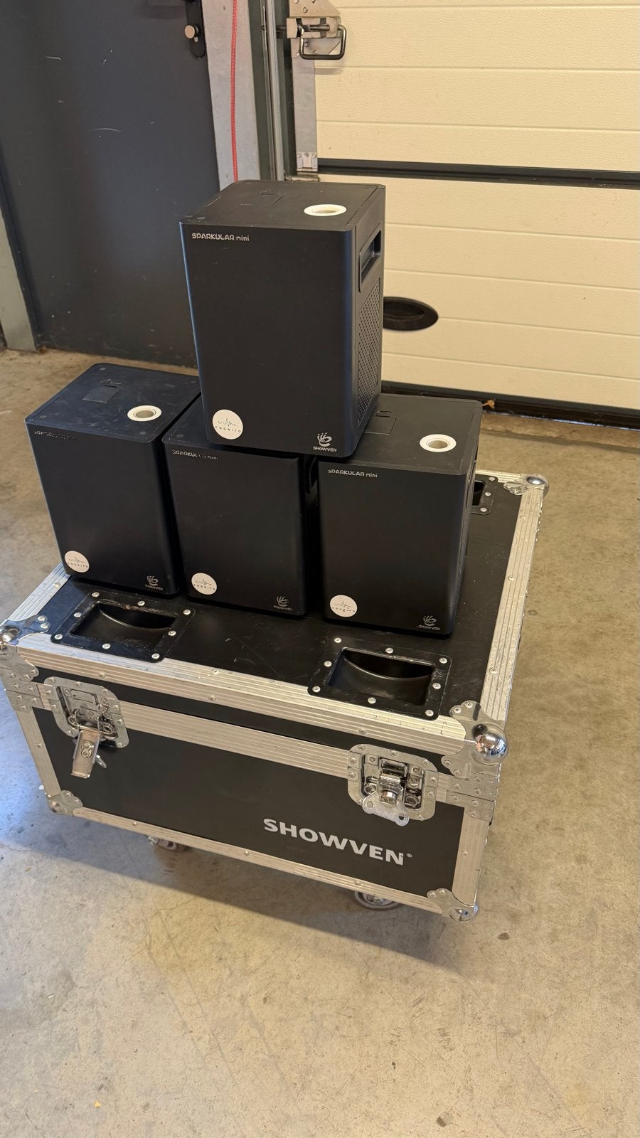4 x Showven Sparkular Mini Effect Machine, Ophalen, Gebruikt, ., Overige typen