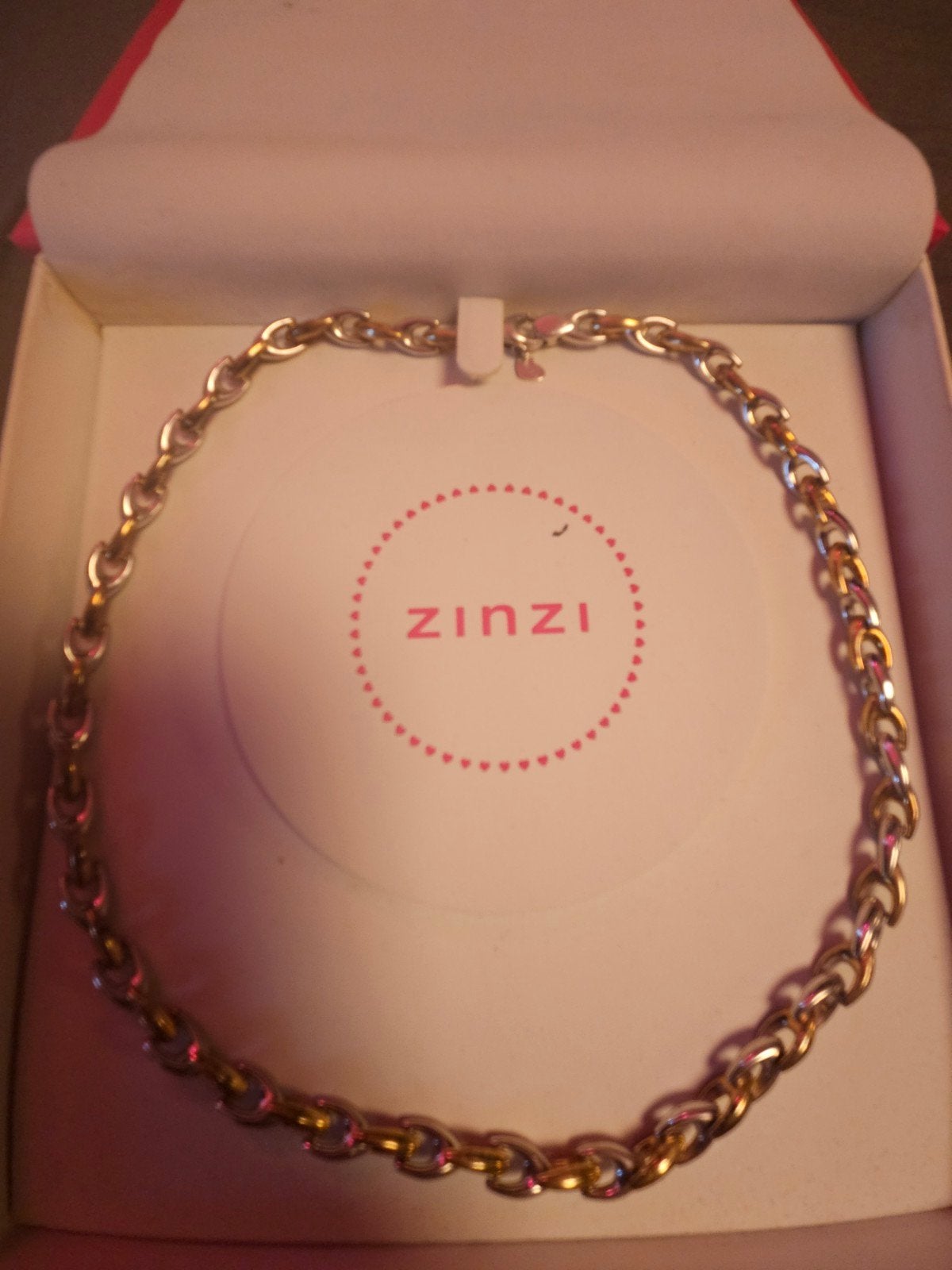 Zinzi collier voor dames z.g.a.n., Ophalen of Verzenden, Zo goed als nieuw, Zilver, Zilver