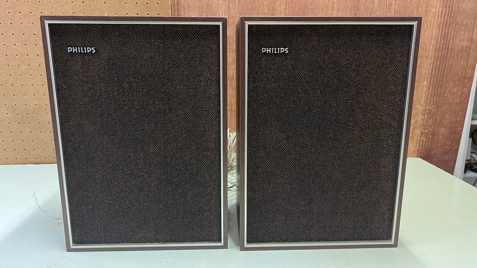 Vintage Philips 22RH412/11Z Boekenplank Luidsprekers, Audio, Tv en Foto, Ophalen, Philips, Gebruikt, Minder dan 60 watt