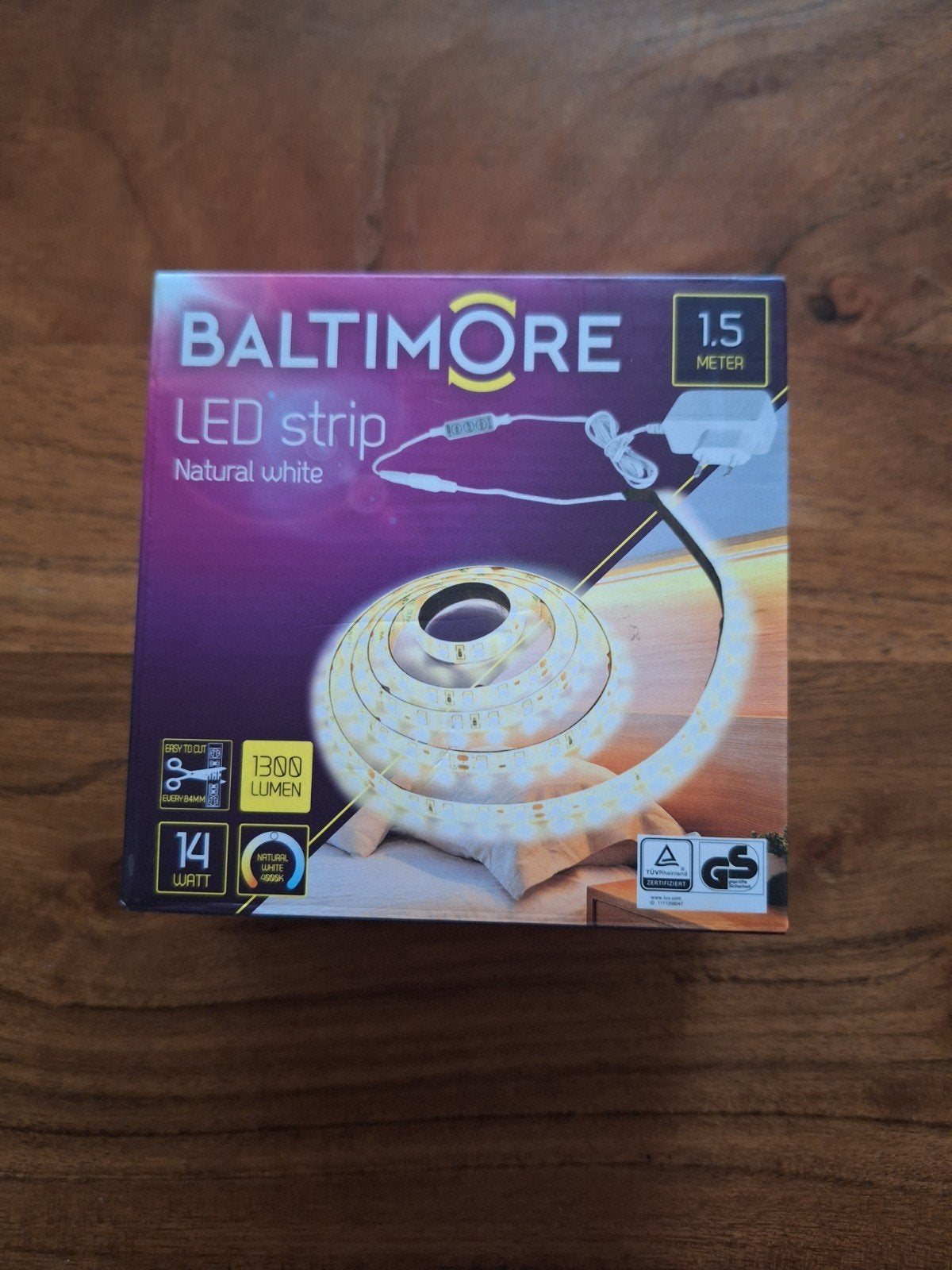 Baltimore LED strip - Natuurlijk wit - 1.5 meter, Led-lamp, Nieuw, Ophalen of Verzenden, Overige merken